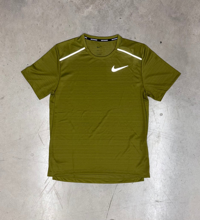 Nike Moss Green Miler T-Shirt