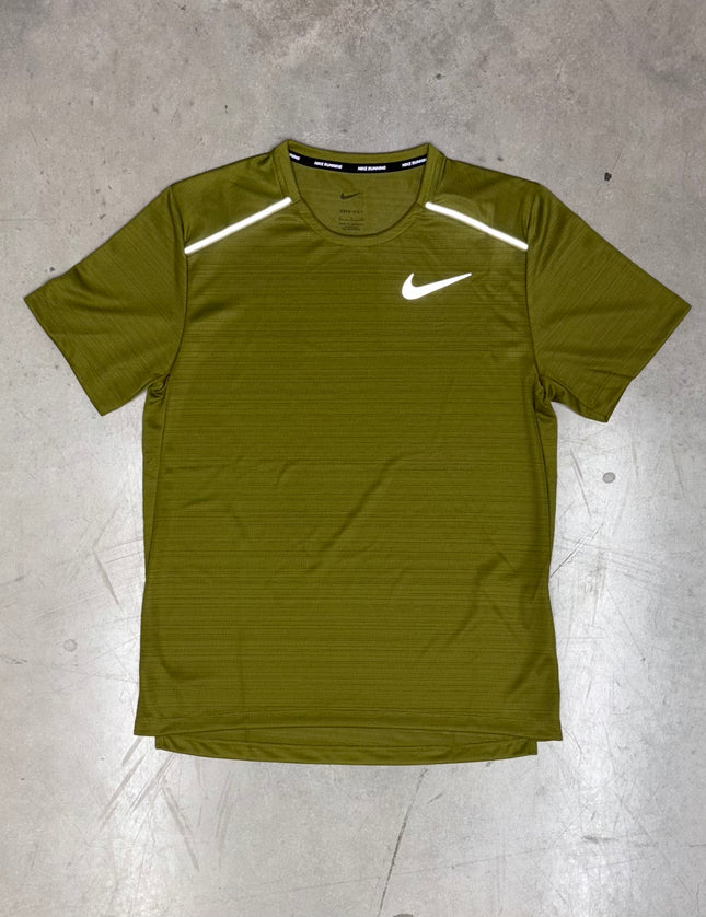 Nike Moss Green Miler T-Shirt