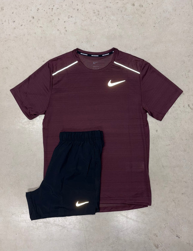 Nike Burgundy Crush x Black Challenger Full Set