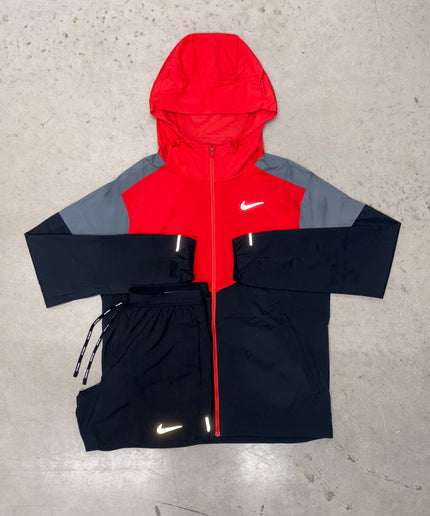 Nike Light Crimson Windrunner Jacket x Flex Stride Shorts Set