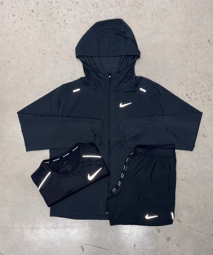 Nike Triple Black Flex Stride Bundle