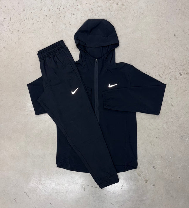 Nike Black Form Windrunner Jacket x Form Pants Tracksuit
