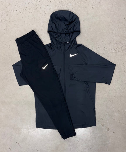 Nike Black Essential Windrunner Jacket x Challenger Tracksuit