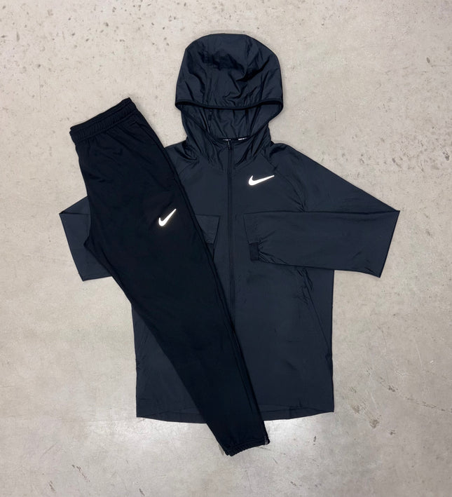 Nike Black Essential Windrunner Jacket x Challenger Tracksuit
