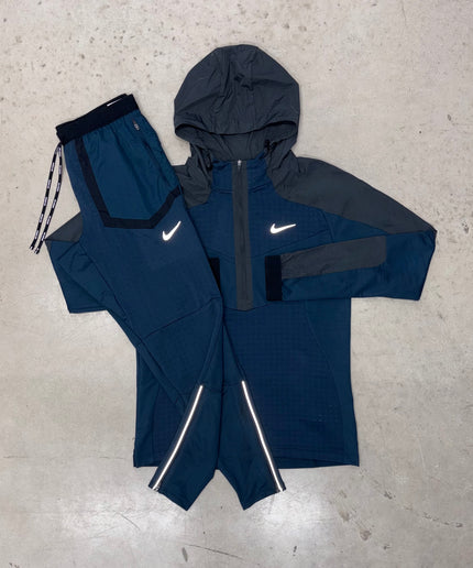 Nike Performance Dark Blue 1/4 Zip Full Tracksuit