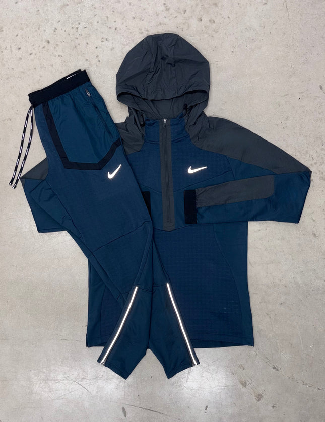 Nike Performance Dark Blue 1/4 Zip Full Tracksuit