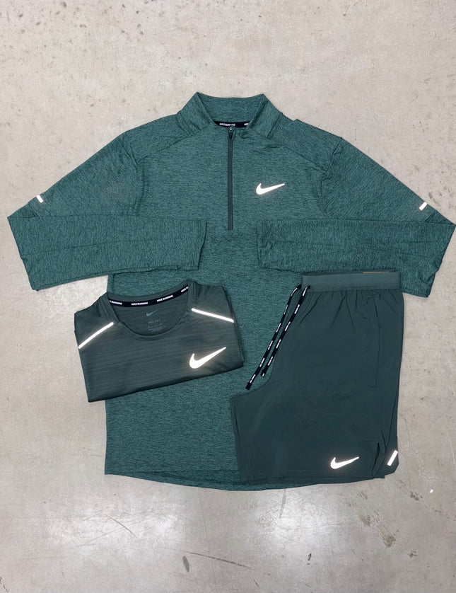 Nike Vintage Green Bundle Stride x Flex Set