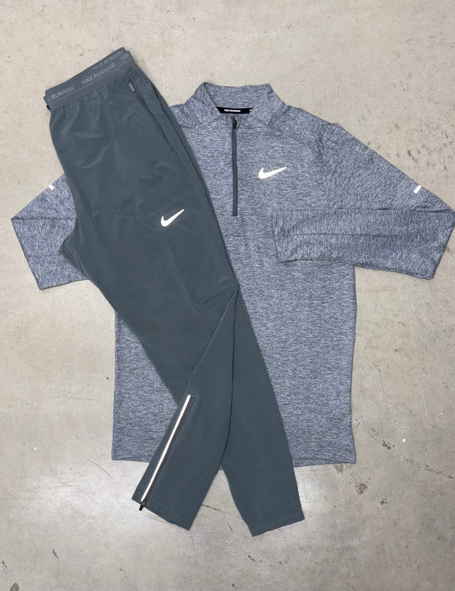 Nike Grey Stride 1/4 Zip x Phenom Tracksuit