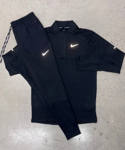 Nike Black Stride 1/4 Zip x Phenom Tracksuit
