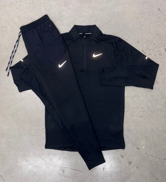 Nike Black Stride 1/4 Zip x Phenom Tracksuit