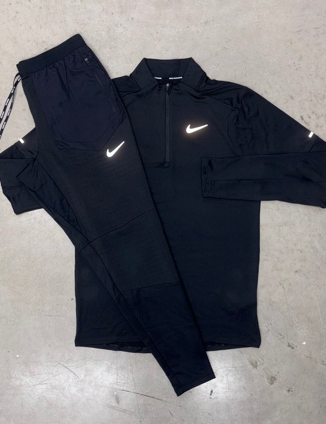Nike Black Stride 1/4 Zip x Phenom Tracksuit