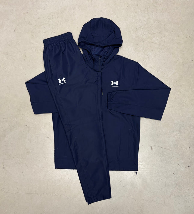 Under Armour Navy Sports Style Woven Tracksuits