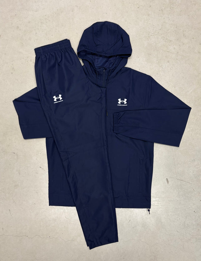 Under Armour Navy Sports Style Woven Tracksuits