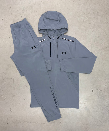 Under Armour Grey Lock Up Woven Tracksuit