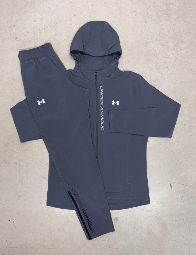 Under Armour Grey Out Run The Storm Tracksuit