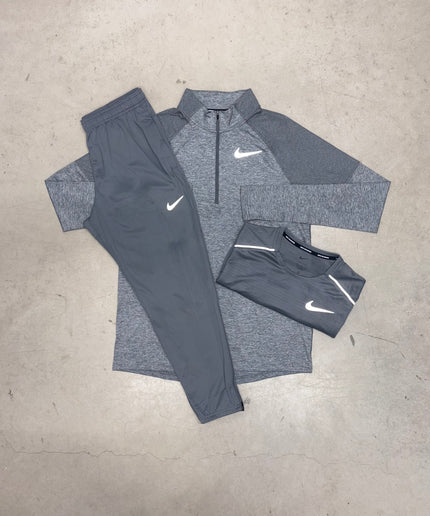 Nike Grey Element 1/4 Zip Pants Bundle