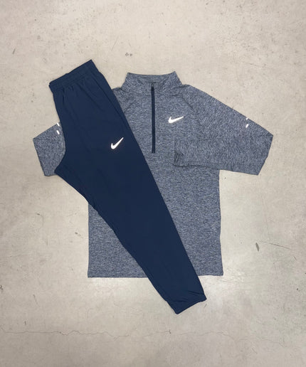 Nike Thunder Blue Stride 1/4 Zip Full Tracksuit