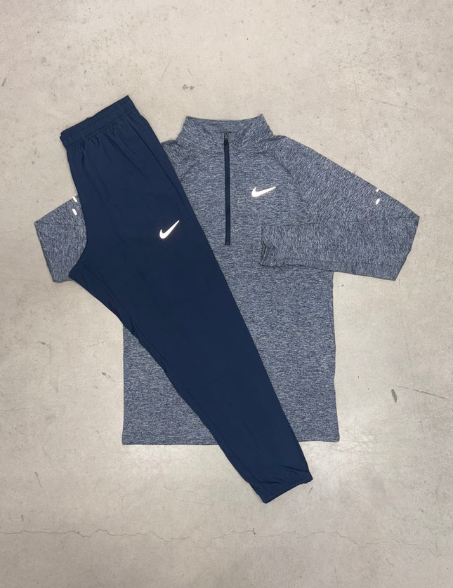 Nike Thunder Blue Stride 1/4 Zip Full Tracksuit