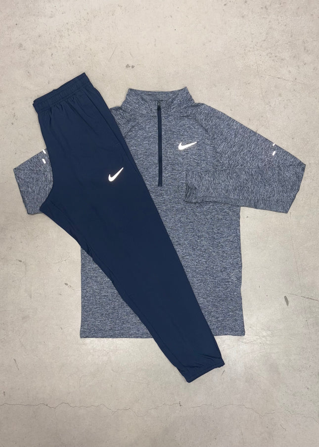 Nike Thunder Blue Stride 1/4 Zip Full Tracksuit