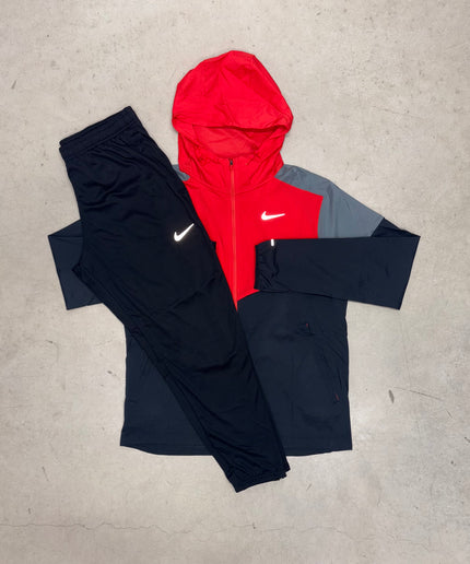 Nike Crismon Red Windrunner Jacket x Challenger Tracksuit