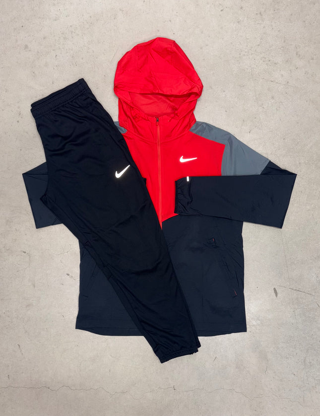Nike Crismon Red Windrunner Jacket x Challenger Tracksuit