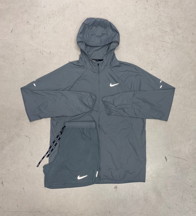 Nike Grey Stride Windrunner Jacket x Flex Stride Tracksuit