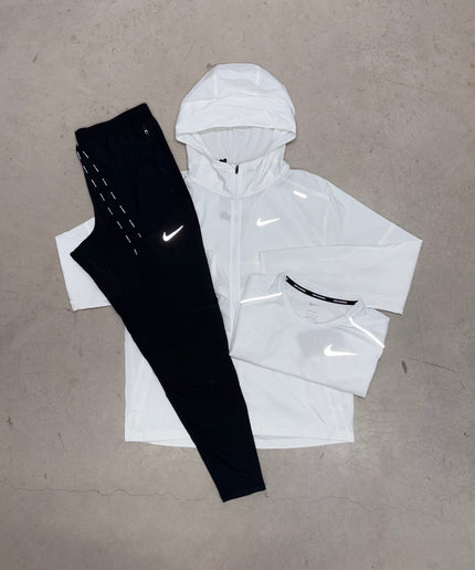 Nike Ice White Windrunner Jacket x Phenom Pants Bundle