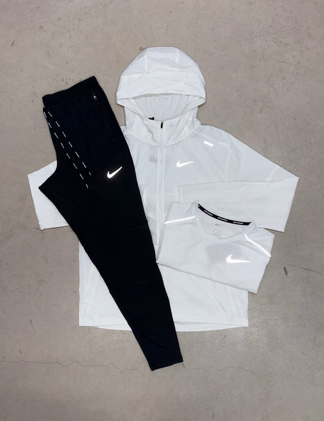 Nike Ice White Windrunner Jacket x Phenom Pants Bundle