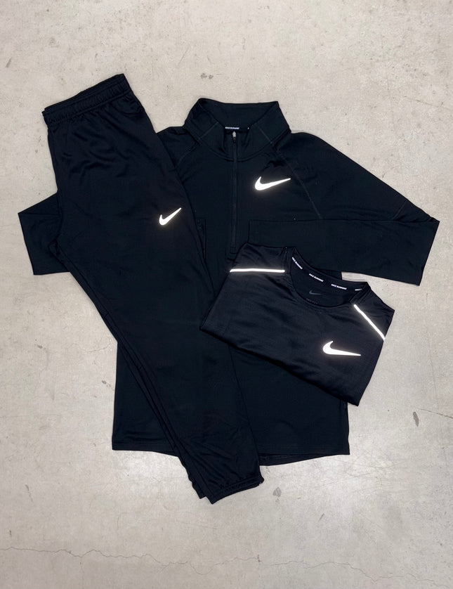 Nike Black Element 1/4 Zip x Challenger Pants Bundle