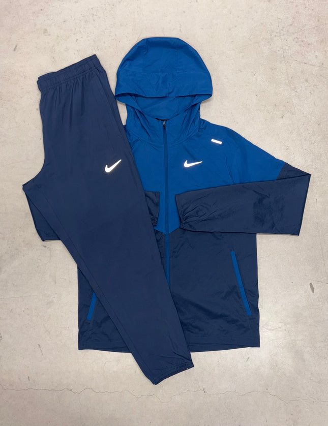 Nike Thunder Blue Windrunner Jacket x Thunder Blue Challenger Pants Tracksuit