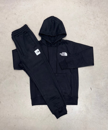 North Face Black Box Logo Tracksuit