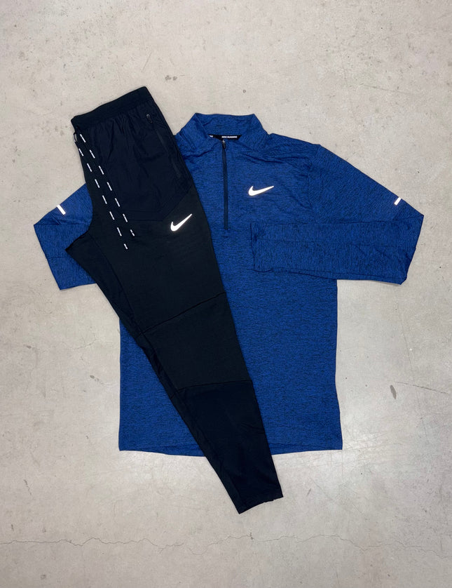 Nike Royal Blue Stride 1/4 Zip x Black Phenom Elite Tracksuit