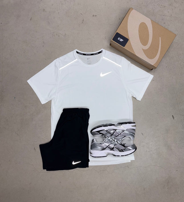 Nike Miler Frost White Miler Black Challenger Set x Gel-1130 Silver/Black/White
