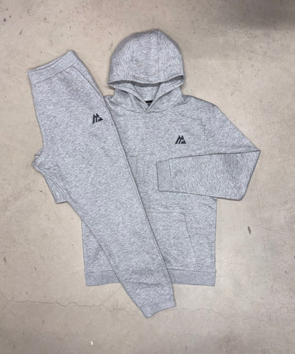 Montirex Grey Fleece Hooded Tracksuit