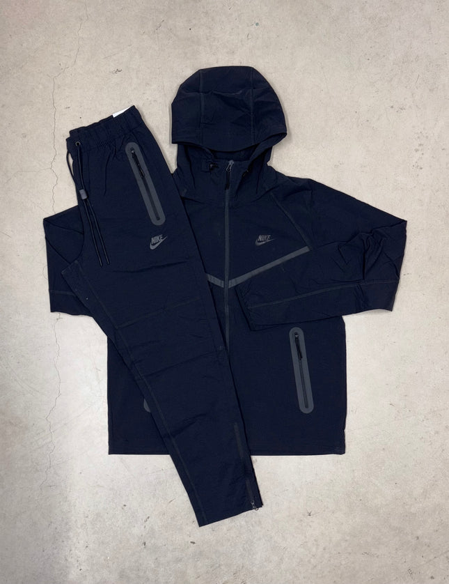 Nike Triple Black Tech Fleece Tracksuit
