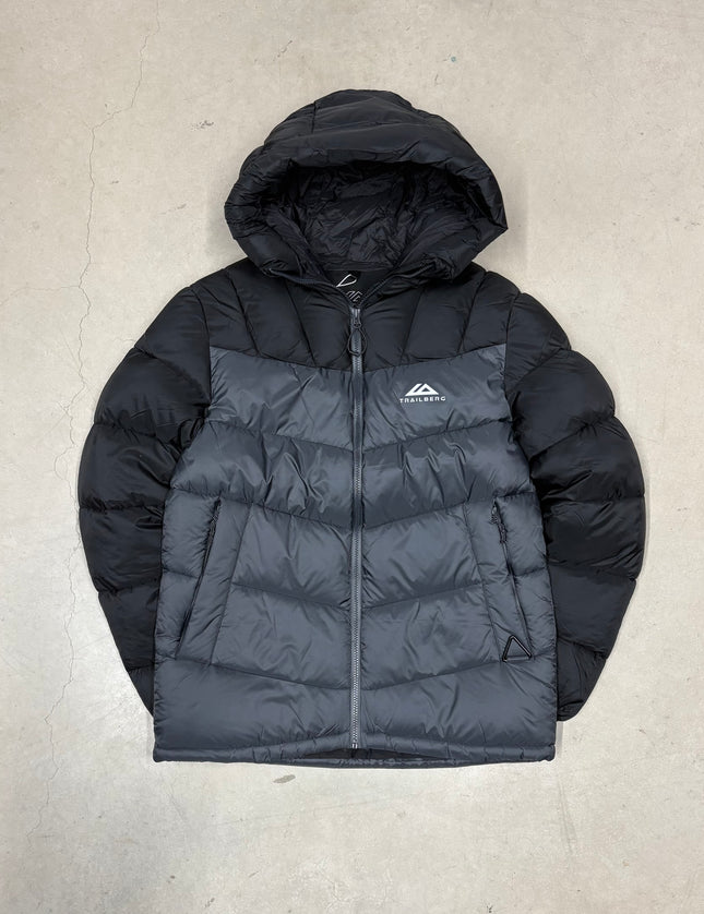Trailberg Black/Volcano Grey Alpina Puffer Coat