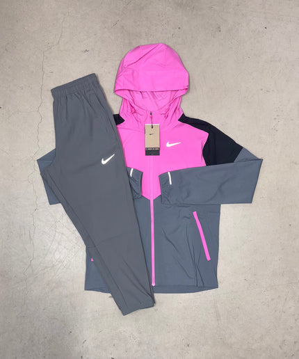 Nike Playful Pink Windrunner Jacket x Grey Challenger Pants