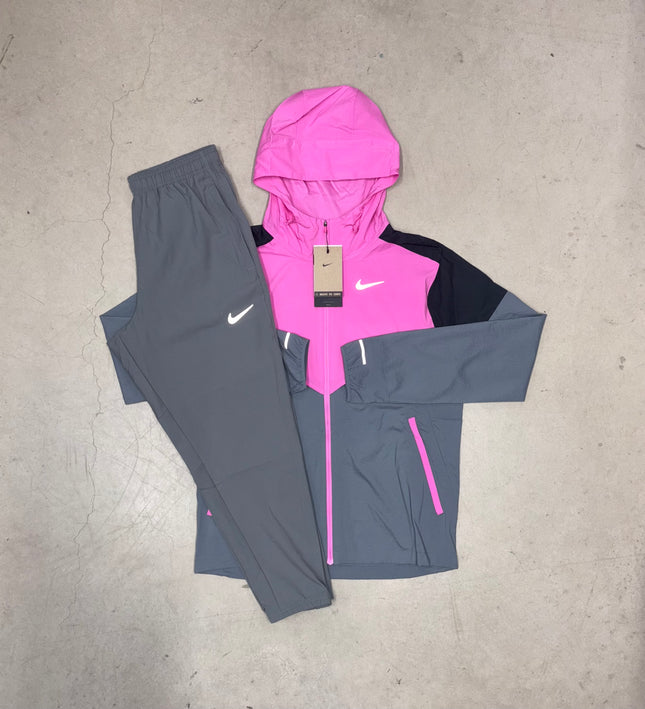 Nike Playful Pink Windrunner Jacket x Grey Challenger Pants