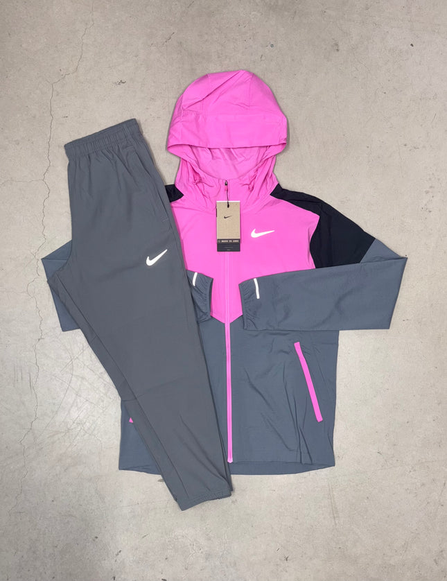 Nike Playful Pink Windrunner Jacket x Grey Challenger Pants