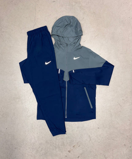 Nike Midnight Navy Windbreaker  Jacket x Challenger Pants Full Tracksuit