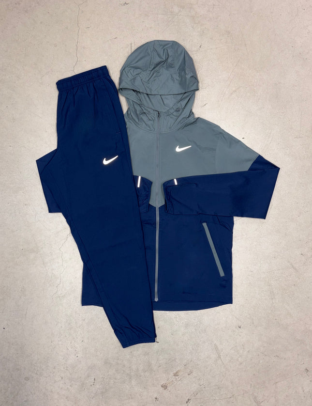 Nike Midnight Navy Windbreaker  Jacket x Challenger Pants Full Tracksuit