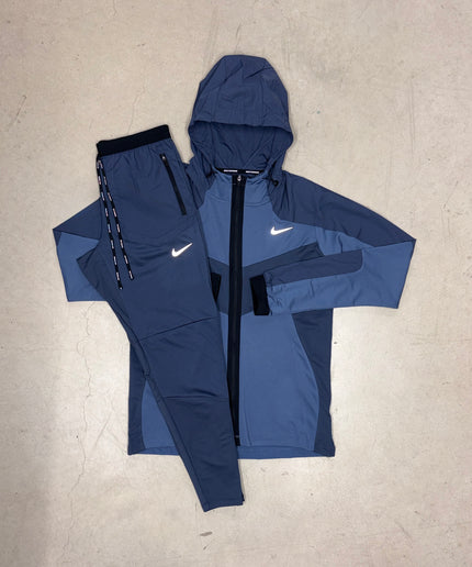 Nike Navy/Diffused Blue Element Performance Elite 1/4 Full Tracksuit