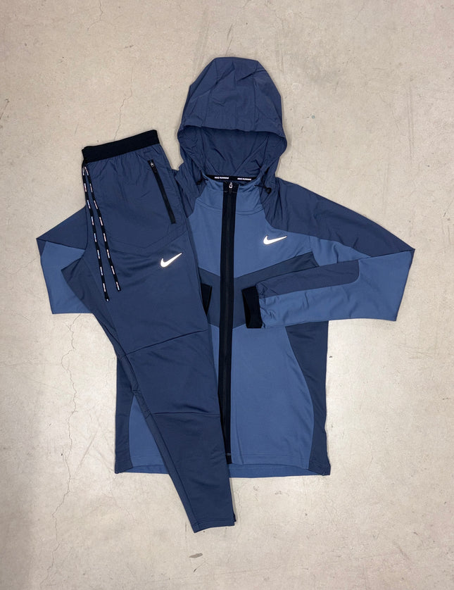 Nike Navy/Diffused Blue Element Performance Elite 1/4 Full Tracksuit