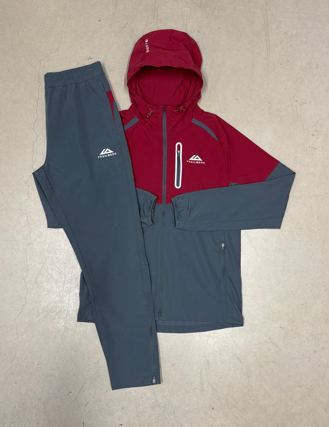 Trailberg Crimson Velvet/Volcano Grey AW25 Cloud Tracksuit