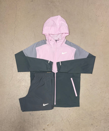 Nike Pink Foam Uv Windrunner x Grey Challenger Shorts