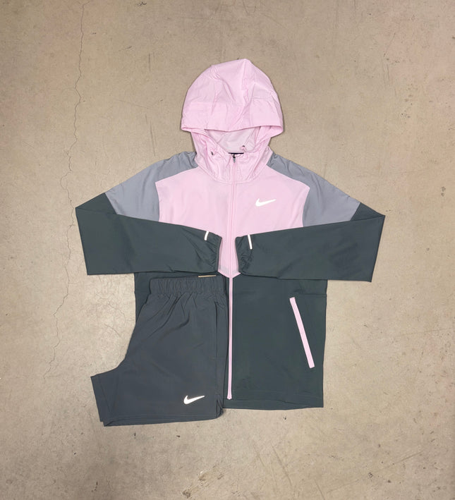 Nike Pink Foam Uv Windrunner x Grey Challenger Shorts