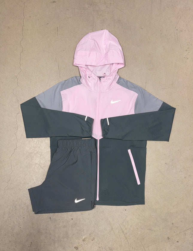 Nike Pink Foam Uv Windrunner x Grey Challenger Shorts