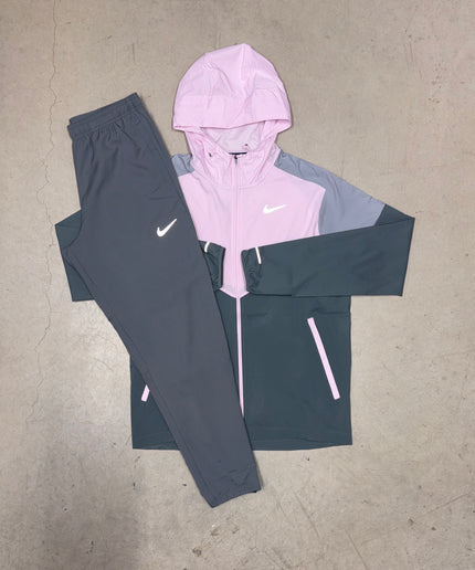 Nike Pink Foam Uv Windrunner x Grey Challenger Pants