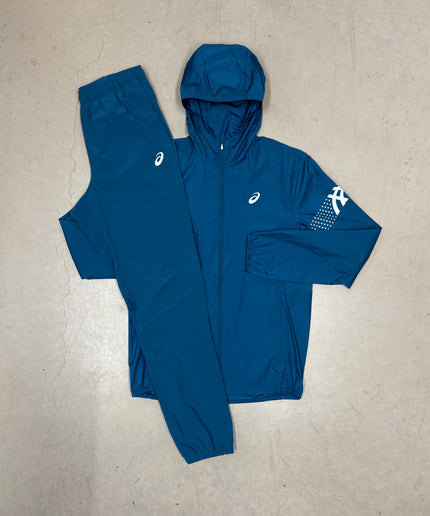ASICS Dark Teal Icon SS Jacket x Pants