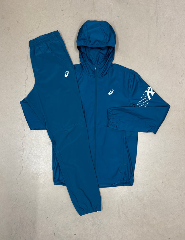 ASICS Dark Teal Icon SS Jacket x Pants